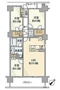 間取り/シエリアシティ明石大久保 A棟 間取り/シエリアシティ明石大久保 A棟