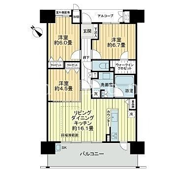 間取り/ウィズマークス加古川駅前 間取り/ウィズマークス加古川駅前